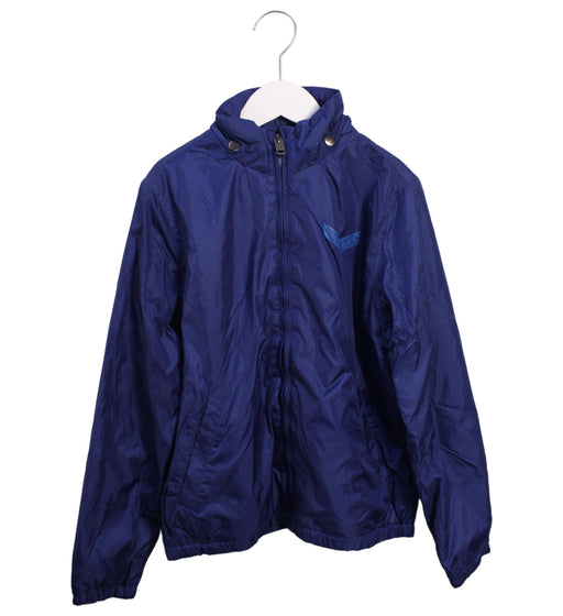 A Blue Lightweight Jackets from Diesel in size 10Y for boy. (Front View)