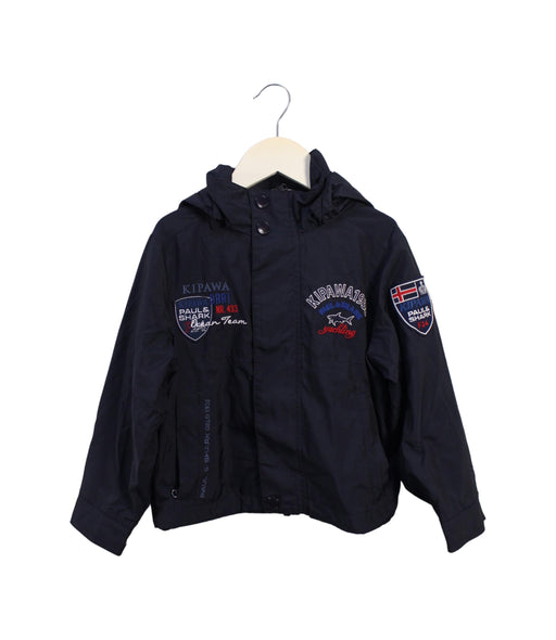 A Navy Lightweight Jackets from Paul & Shark in size 4T for boy. (Front View)