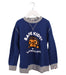 A Blue Crewneck Sweatshirts from BAPE KIDS in size 7Y for boy. (Front View)