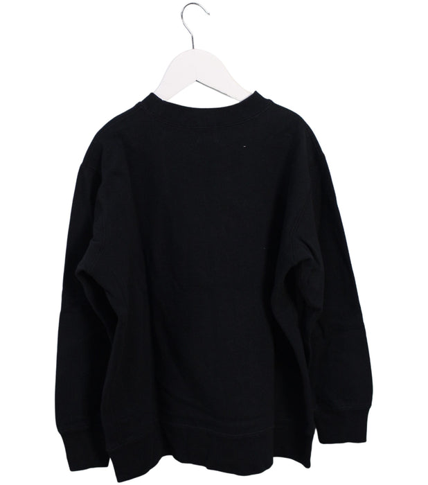 A Black Crewneck Sweatshirts from BAPE KIDS in size 7Y for boy. (Back View)