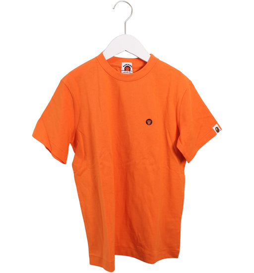 A Orange Short Sleeve T Shirts from BAPE KIDS in size 10Y for boy. (Front View)