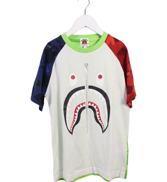 A Multicolour Short Sleeve T Shirts from BAPE KIDS in size 10Y for boy. (Front View)