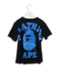 A Black Short Sleeve T Shirts from BAPE KIDS in size 5T for boy. (Back View)