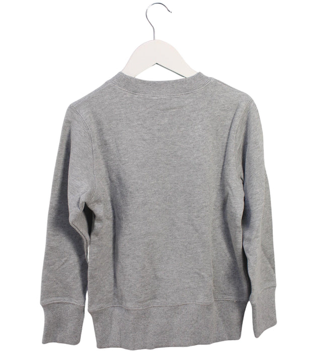 A Grey Crewneck Sweatshirts from Champion in size 10Y for boy. (Back View)