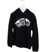 A Black Hooded Sweatshirts from Vans in size 7Y for boy. (Front View)