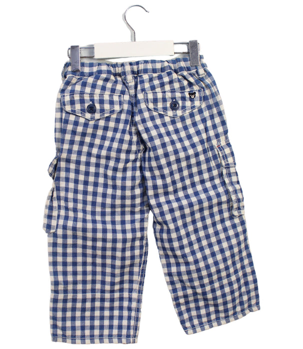 A Blue Casual Pants from Miki House in size 7Y for boy. (Back View)