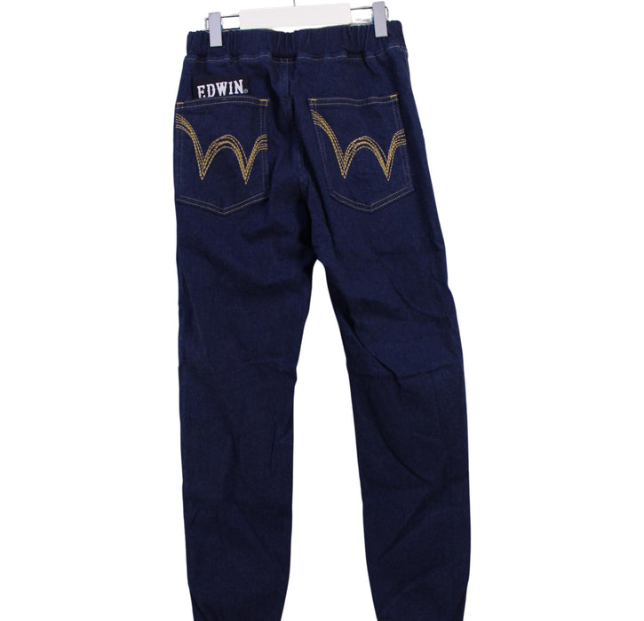 A Navy Casual Pants from EDWIN in size 11Y for boy. (Back View)