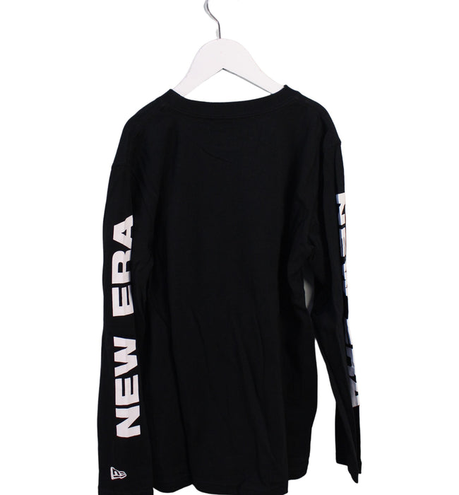 A Black Long Sleeve Tops from New Era in size 11Y for boy. (Back View)