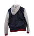 A Navy Lightweight Jackets from Majestic in size 10Y for boy. (Back View)