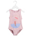 A Pink Swimsuits from Seed in size 6T for girl. (Front View)