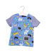 A Blue Short Sleeve T Shirts from Kladskap in size 18-24M for boy. (Front View)