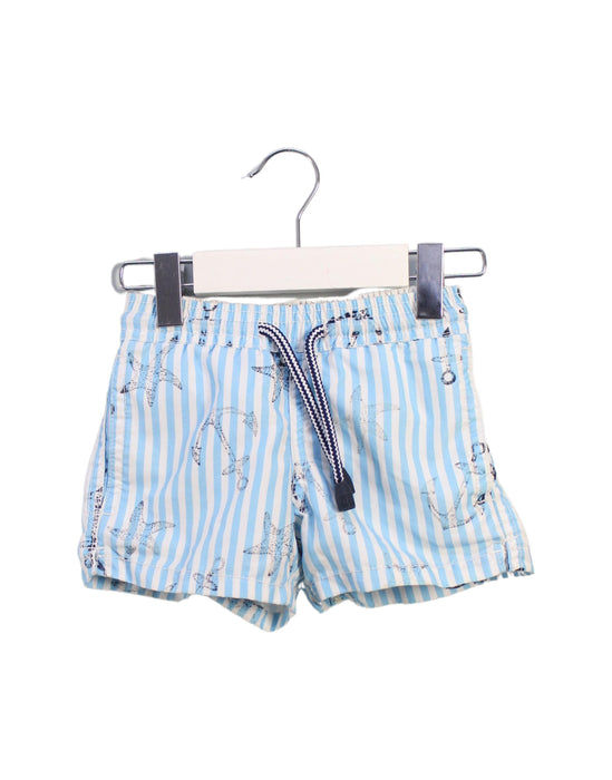 A Blue Swim Shorts from MC2 Saint Barth in size 2T for neutral. (Front View)