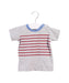 A Grey Short Sleeve T Shirts from Hust & Claire in size 0-3M for boy. (Front View)