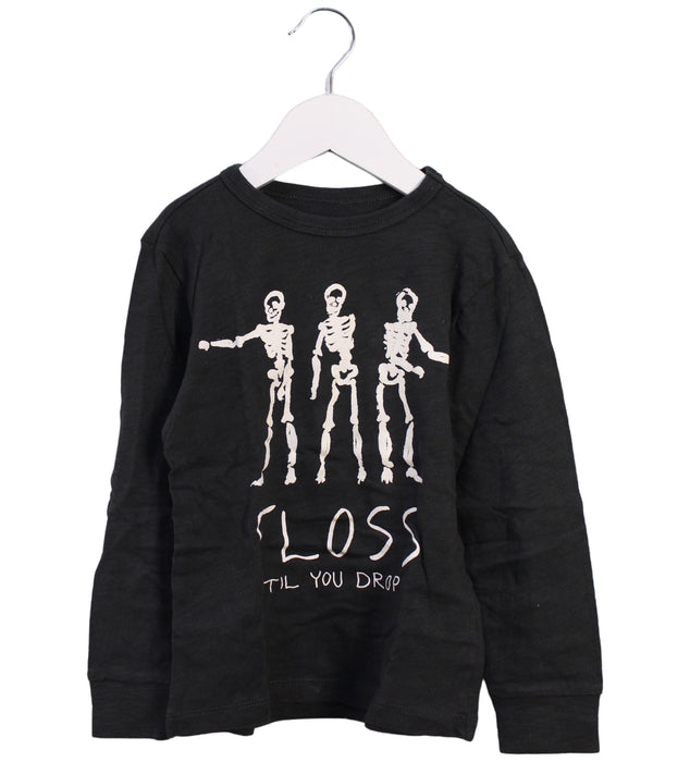 A Black Crewneck Sweatshirts from Crewcuts in size 3T for boy. (Front View)