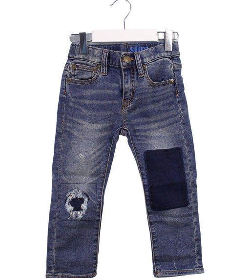 A Blue Jeans from Crewcuts in size 3T for boy. (Front View)