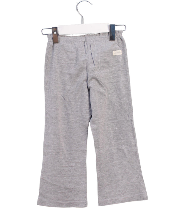 A Grey Sweatpants from Mini Mioche in size 3T for girl. (Back View)