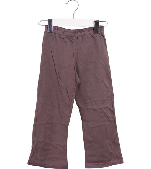 A Brown Sweatpants from Mini Mioche in size 3T for boy. (Front View)