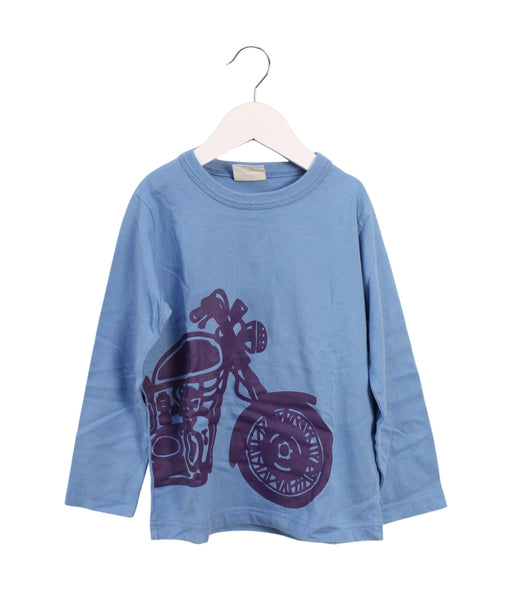 A Blue Long Sleeve Tops from Boden in size 3T for boy. (Front View)
