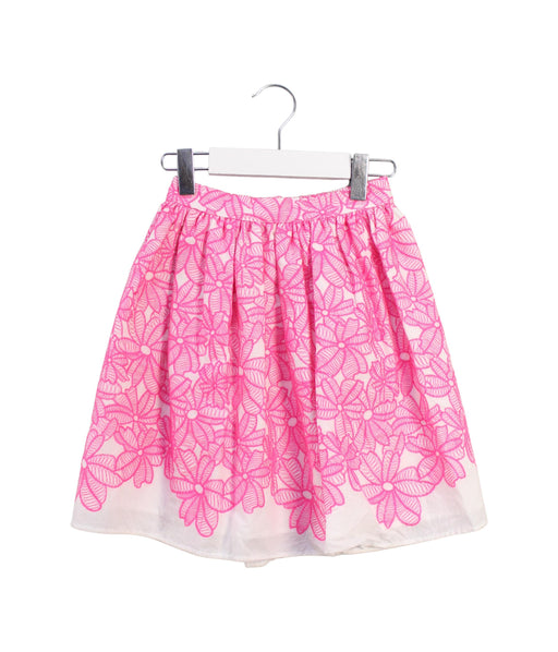 A Pink Short Skirts from Charabia in size 6T for girl. (Front View)