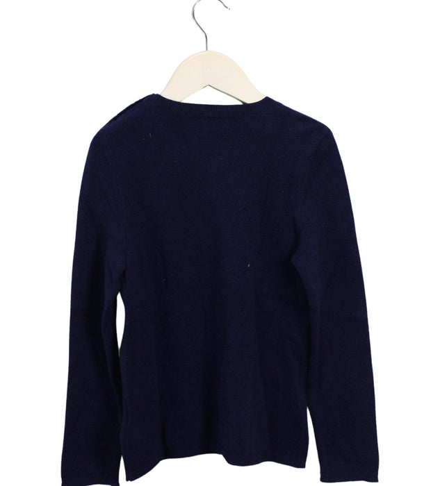 A Navy Knit Sweaters from Polo Ralph Lauren in size 6T for girl. (Back View)