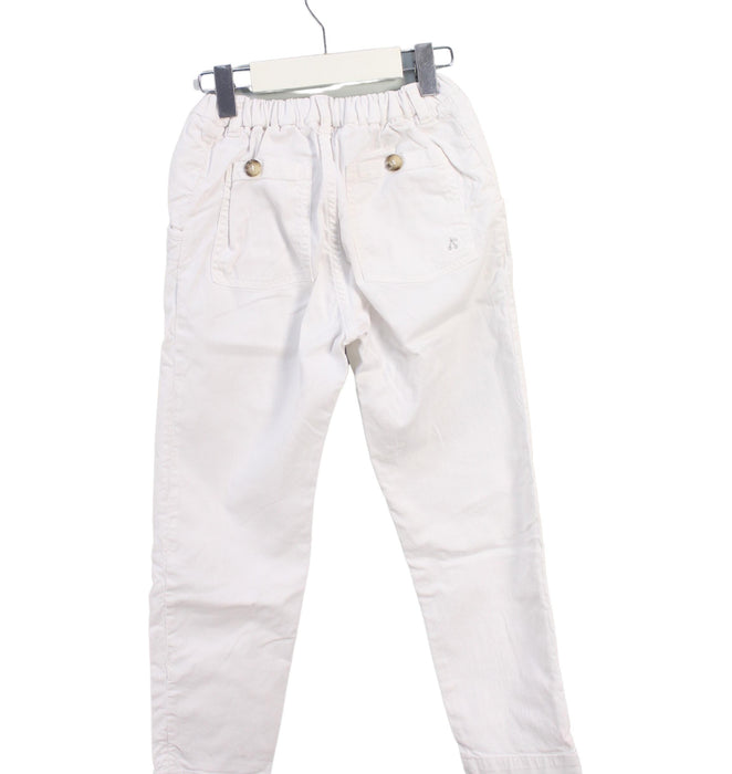 A White Casual Pants from Bonpoint in size 8Y for girl. (Back View)