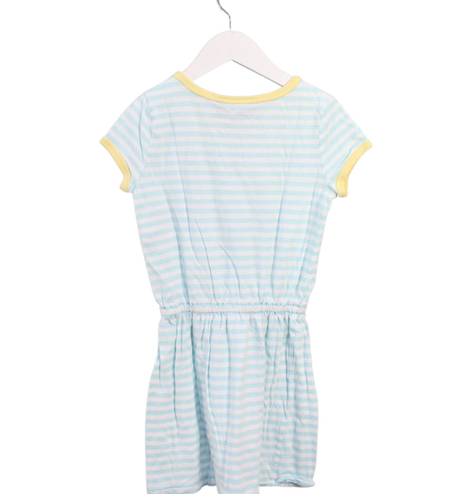 A Blue Short Sleeve Dresses from Polo Ralph Lauren in size 7Y for girl. (Back View)