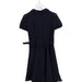 A Navy Short Sleeve Dresses from Polo Ralph Lauren in size 6T for girl. (Back View)