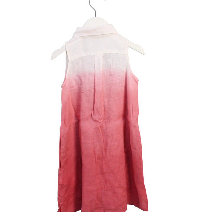 A Pink Sleeveless Dresses from Polo Ralph Lauren in size 4T for girl. (Back View)