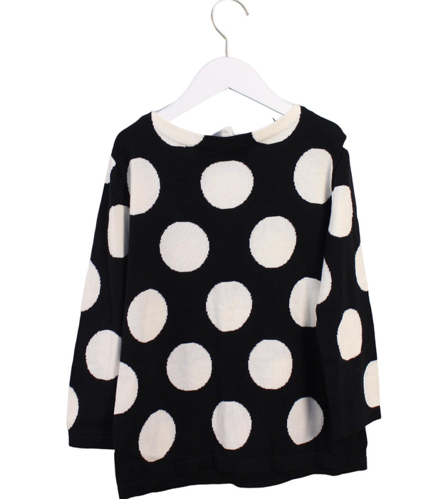 A Black Knit Sweaters from Crewcuts in size 14Y for girl. (Back View)