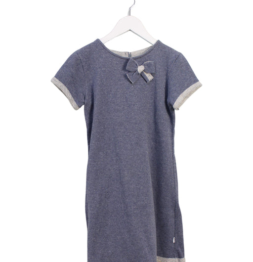 A Blue Short Sleeve Dresses from MAGIL in size 8Y for girl. (Front View)
