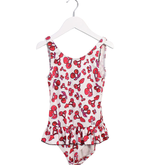 A Red Swimsuits from Rykiel Enfant in size 8Y for girl. (Front View)