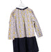 A Navy Long Sleeve Dresses from Leoca in size 8Y for girl. (Back View)