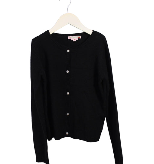 A Black Cardigans from Bonpoint in size 10Y for girl. (Front View)