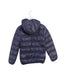 A Blue Puffer/Quilted Jackets from Chouchou Chic in size 5T for girl. (Back View)