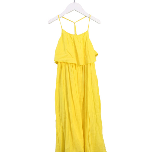 A Yellow Sleeveless Dresses from Chloe in size 5T for girl. (Front View)
