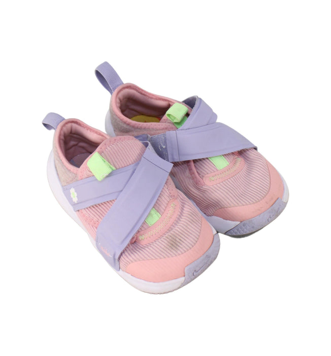 A Pink Sneakers from Nike in size 4T for girl. (Front View)