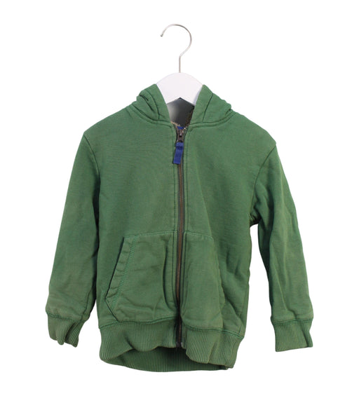A Green Lightweight Jackets from Boden in size 3T for boy. (Front View)