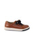 A Brown Sneakers from Jacadi in size 4T for boy. (Back View)