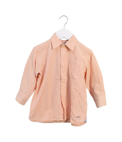 A Orange Shirts from Crewcuts in size 4T for boy. (Front View)