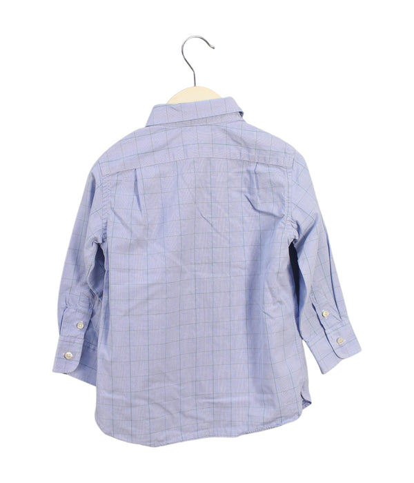 A Blue Shirts from Crewcuts in size 3T for boy. (Back View)