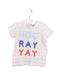 A White Short Sleeve T Shirts from Seed in size 6-12M for boy. (Front View)
