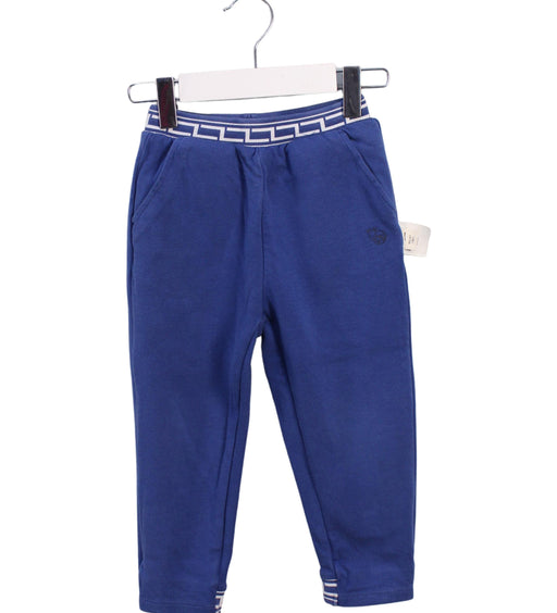 A Blue Sweatpants from Kingkow in size 18-24M for boy. (Front View)