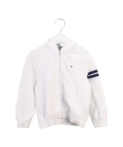 A White Lightweight Jackets from Tommy Hilfiger in size 4T for neutral. (Front View)