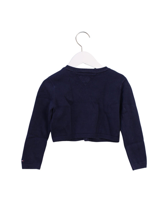 A Navy Cardigans from Tommy Hilfiger in size 4T for girl. (Back View)