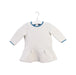A White Sweater Dresses from Petit Bateau in size 6-12M for girl. (Front View)