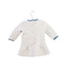 A White  from Petit Bateau in size 6-12M for girl. (Back View)