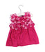 A Red Sleeveless Tops from Agatha Ruiz De La Prada in size 3-6M for girl. (Back View)