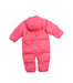 A Pink Snowsuits from Columbia in size 6-12M for girl. (Back View)