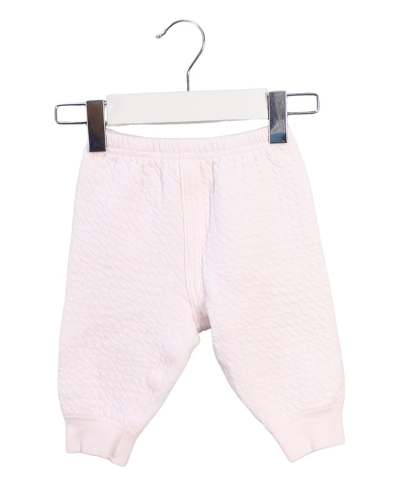 A Pink Sweatpants from Mides in size 3-6M for neutral. (Front View)