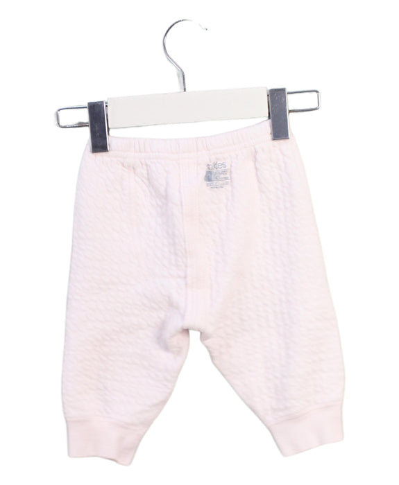 A Pink Sweatpants from Mides in size 3-6M for girl. (Back View)